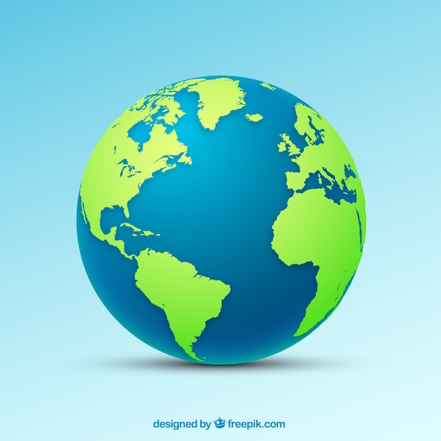 Vector globe pictogram