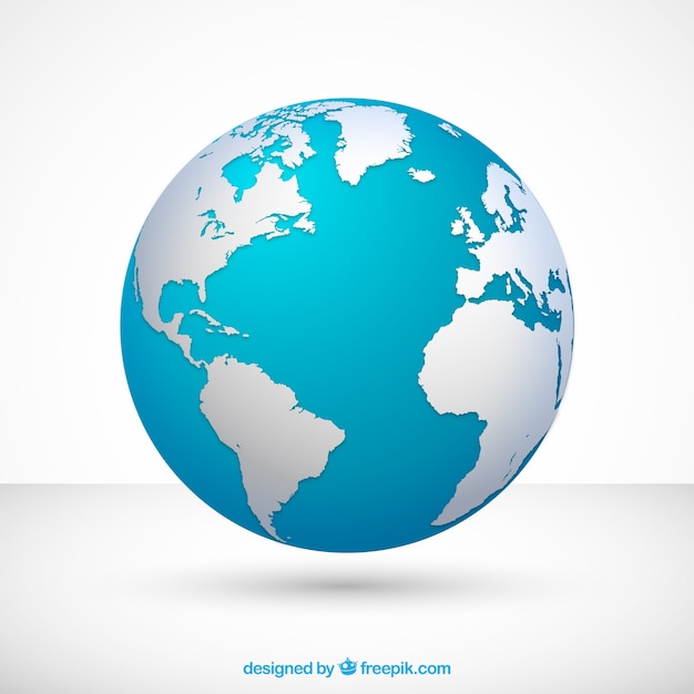 Vector globe