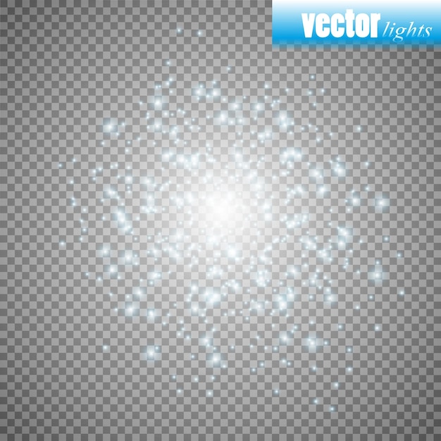 Gloed lichteffect vector illustratie kerst flits concept