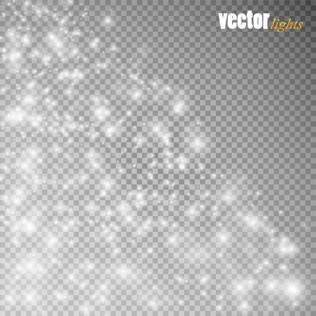 Gloed lichteffect. Vector illustratie. Kerst flitsconcept. eps 10