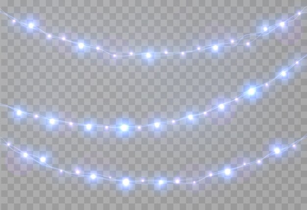 Gloeiende koordslinger kerstmisdecoratie