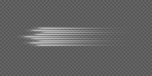 Gloeiende witte snelheidslijnen Hoge snelheid Abstract technologie achtergrondconcept Bewegingssnelheid en vervaging Dynamische lijnen of stralen Lichtspoor golfvuurpad traceerlijn wervelende gloeidraadcurve