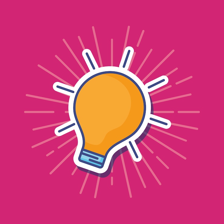 Vector gloeilamp pictogram
