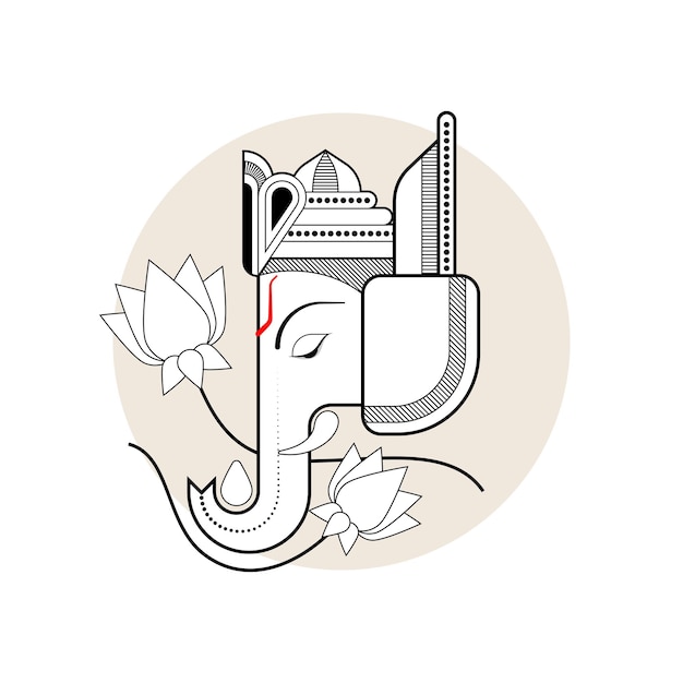 Glorious Ganesh Sacred Illustration of the Remover of Obstacles