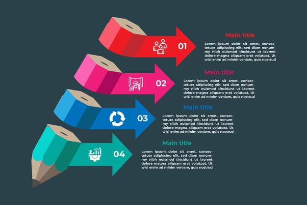 Glossy vector eps business infographic element template design