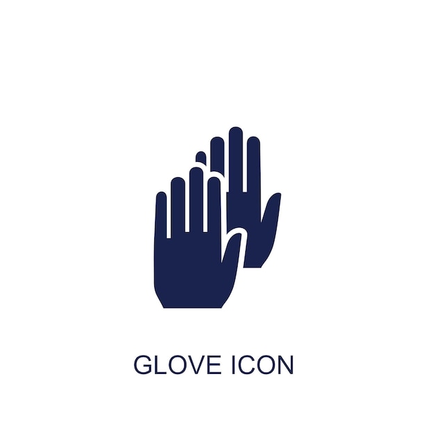 glove icon white background