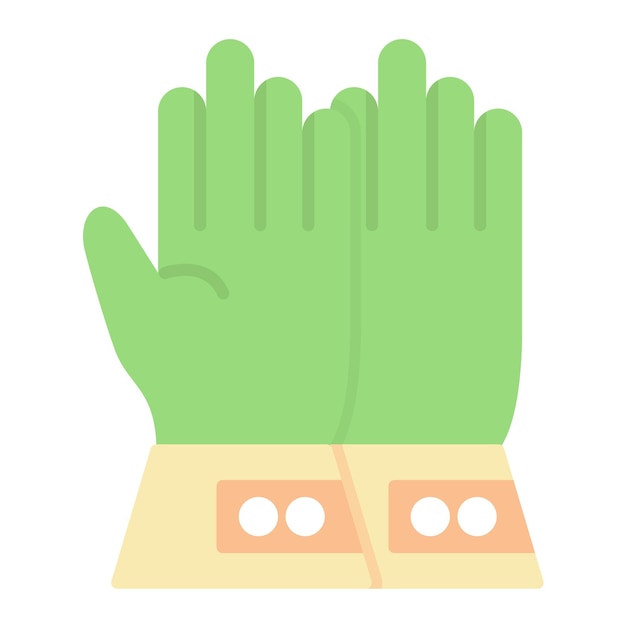 Gloves Flat Illustration