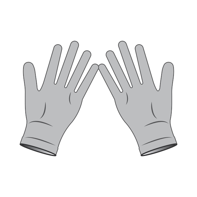 Gloves icon vector design template
