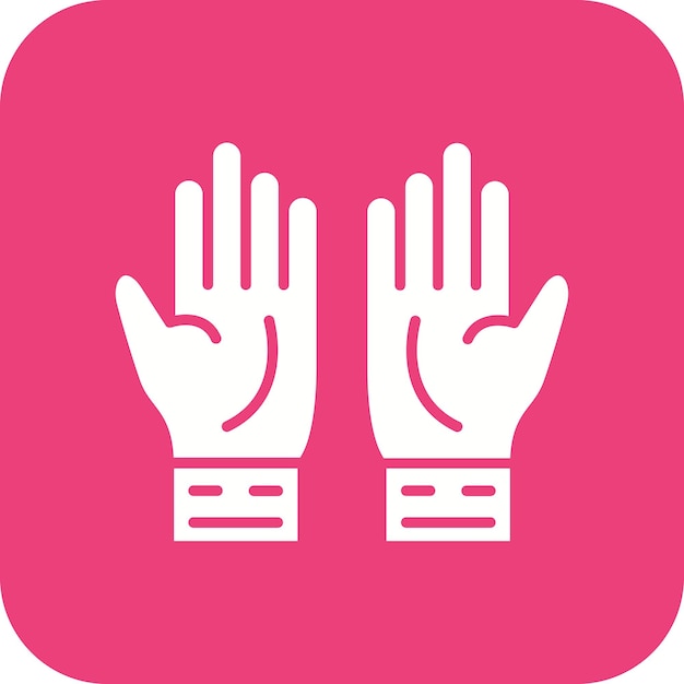 Векторное изображение значка перчаток может быть использовано для осени