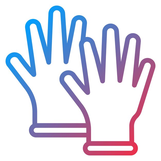 Vector gloves icon vector image can be used for crime investigation