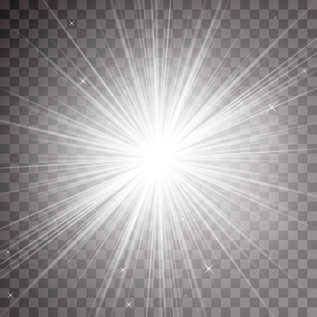 glow light effect, explosion, glitter, spark, sun flash.