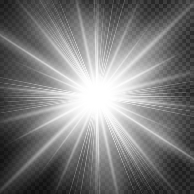 glow light effect, explosion, glitter, spark, sun flash.
