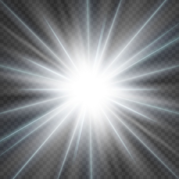 glow light effect, explosion, glitter, spark, sun flash