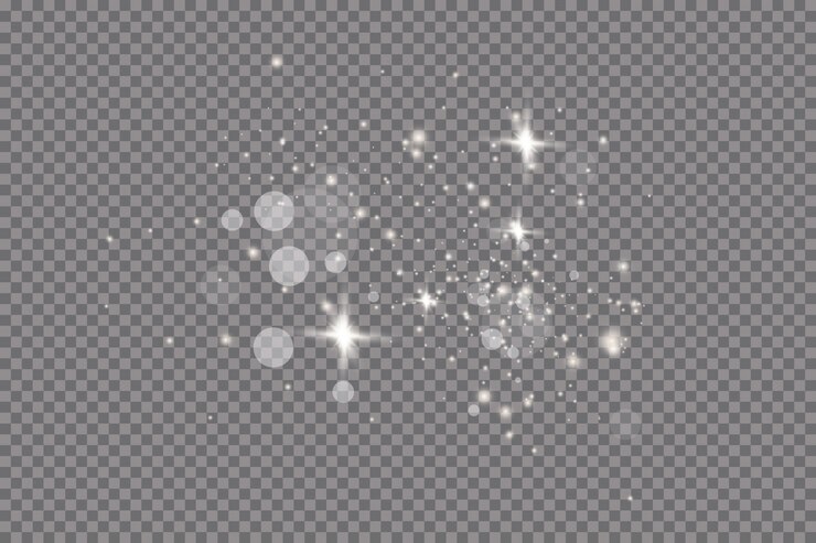 Glow light effect.  illustration. Christmas flash. dust.Falling snow . Decoration.