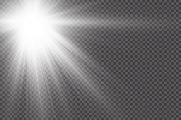 Vettore illustrazione di effetto luce bagliore