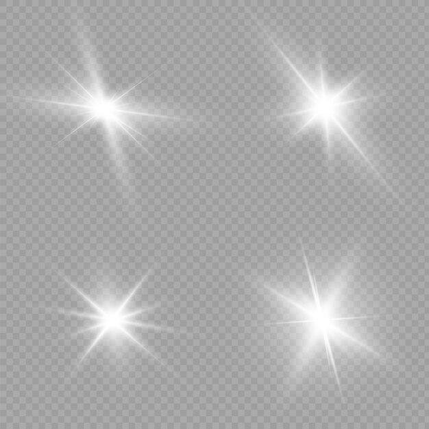 Glow light effect. Star burst with sparkles.Sun.   illustration