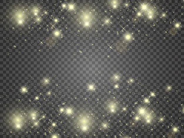 Glow light effect. Star burst with sparkles.Sun. 