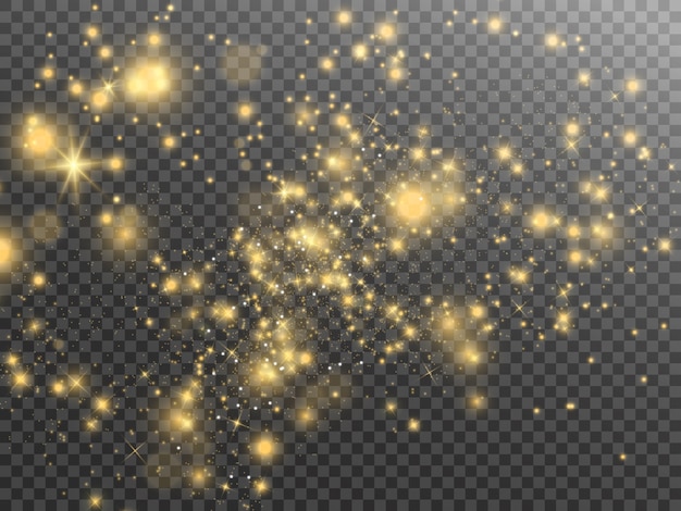 Vector glow light effect. star burst with sparkles.sun.