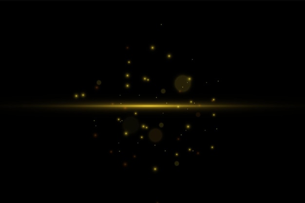 Glow light effect Star burst with sparklesSun Vector illustration