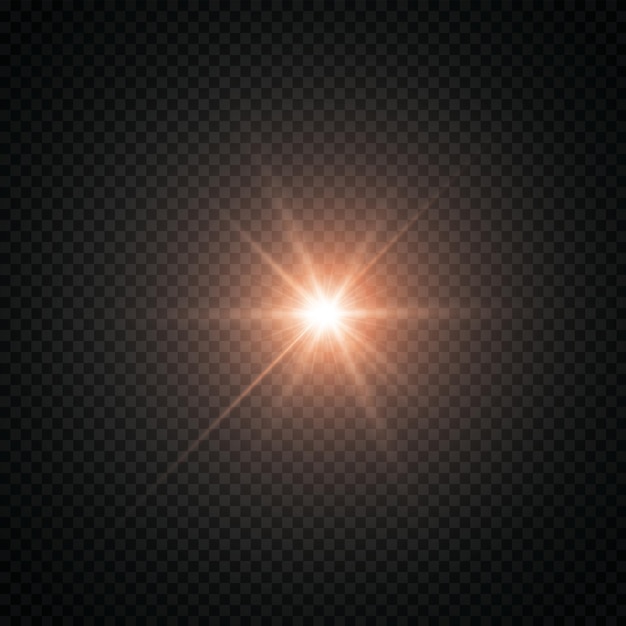 Эффект свечения. звездообразование с блестками на прозрачном фоне. векторная иллюстрация. вс, 10 сентября