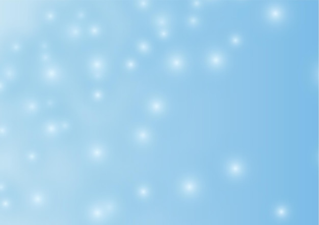 Glow light spark snow background