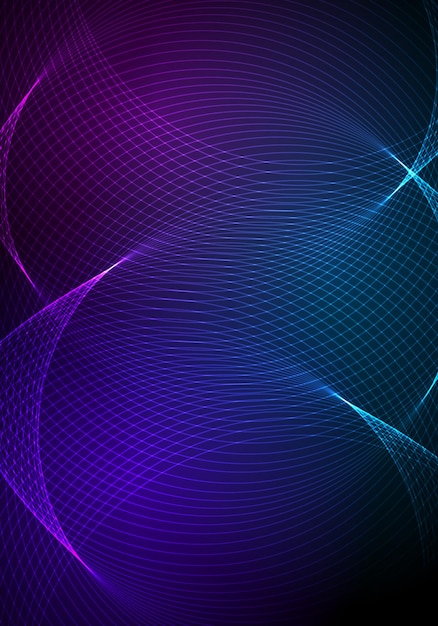 Glowing background design element cover page09