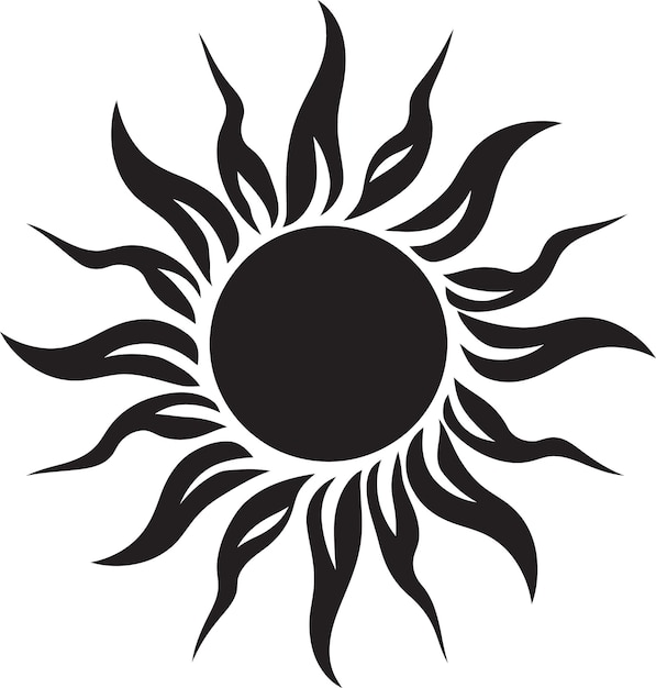 Vector glowing glory sun symbol aureate arc sun logo