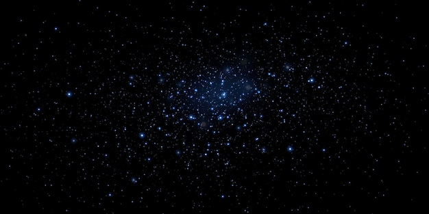 glowing light effect with lots of shiny particles stars light
