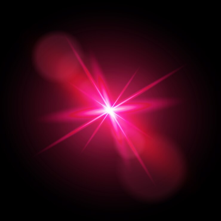 वेक्टर glowing light explodes on a transparent background. bright star. transparent shining sun, bright flash.