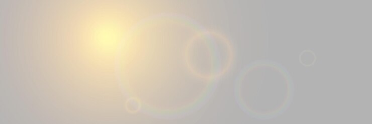 Vector glowing light and glare effect on a transparent background