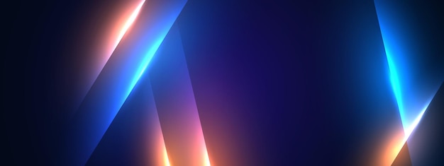 Glowing neon light background