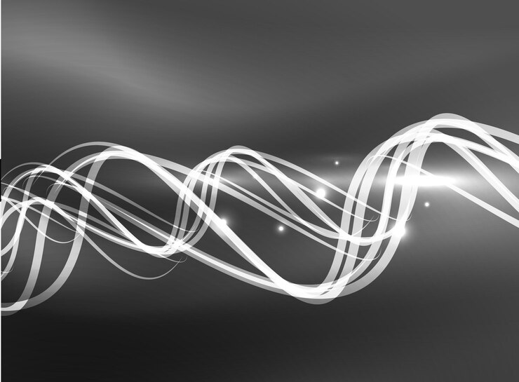 Vector glowing shiny wave background vector energy concept illustration