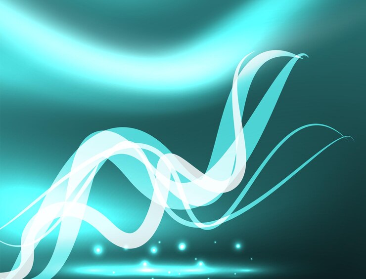 Vector glowing shiny wave background vector energy concept illustration