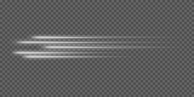 Linee di velocità bianche luminose alta velocità concetto di sfondo tecnologico astratto velocità di movimento e sfocatura linee o raggi dinamici traccia di luce onda percorso di fuoco traccia linea curva di filamento vorticoso