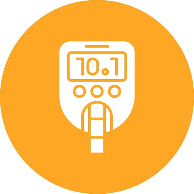 Glucose Checkup vector icon Kan worden gebruikt voor Health Checkup iconset