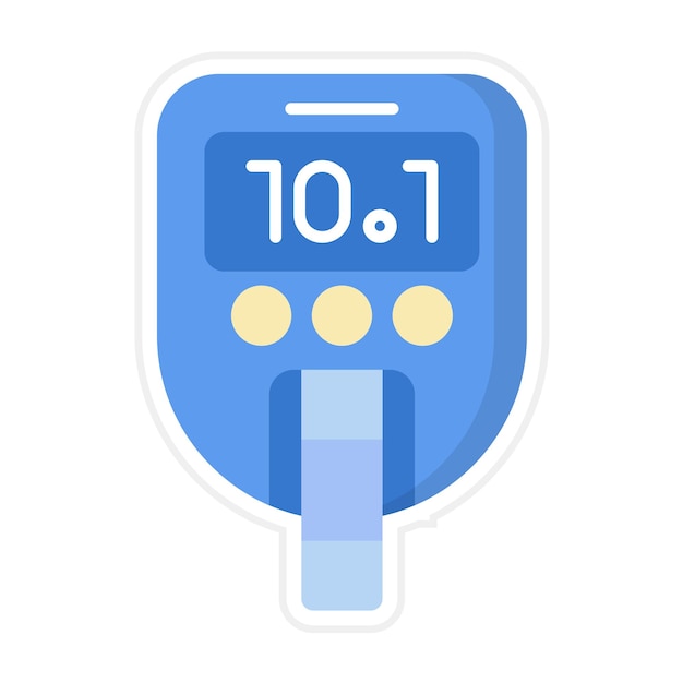 Glucose Checkup vector icoon Kan worden gebruikt voor Health Checkup iconset