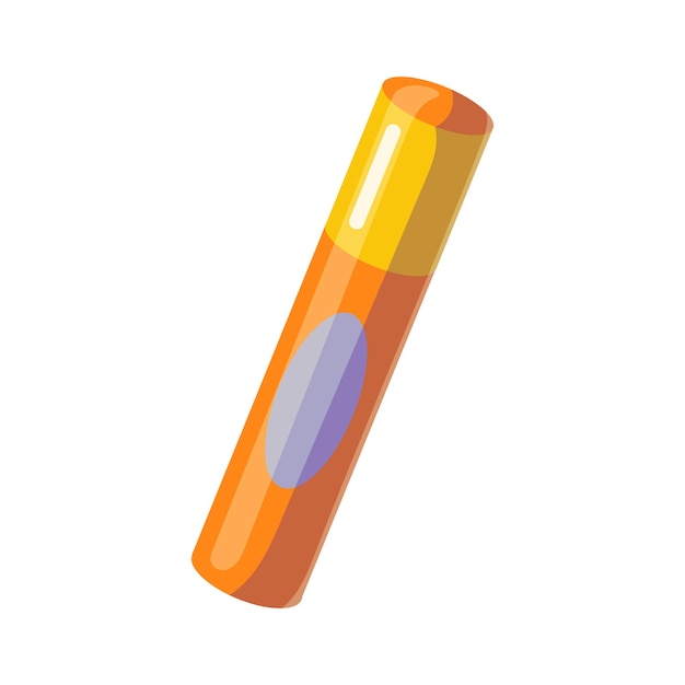 Vector glue stick on white background