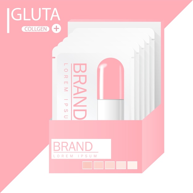 glutathione pack with capsule and the third ingredient 