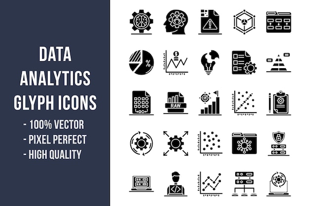 Glyph-pictogrammen voor gegevensanalyse
