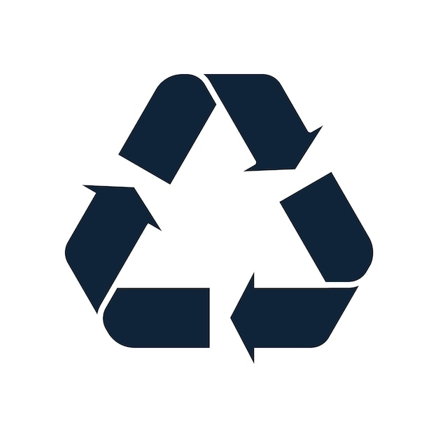 Glyph Recycle icon Mobius loop Recycling sign