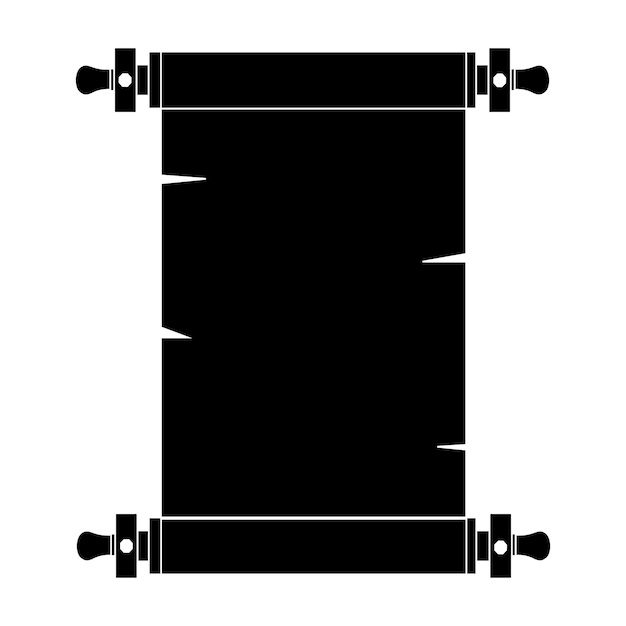Glyph uitgevouwen scroll