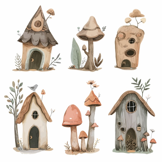 gnome house clipart