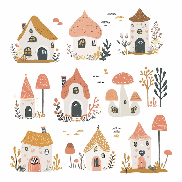 gnome house clipart