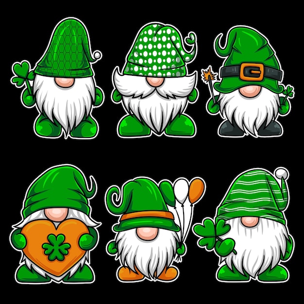 Gnome Saint Patrick's Day vector illustratie