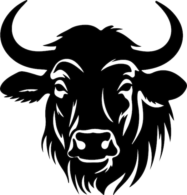 gnu black silhouette with transparent background