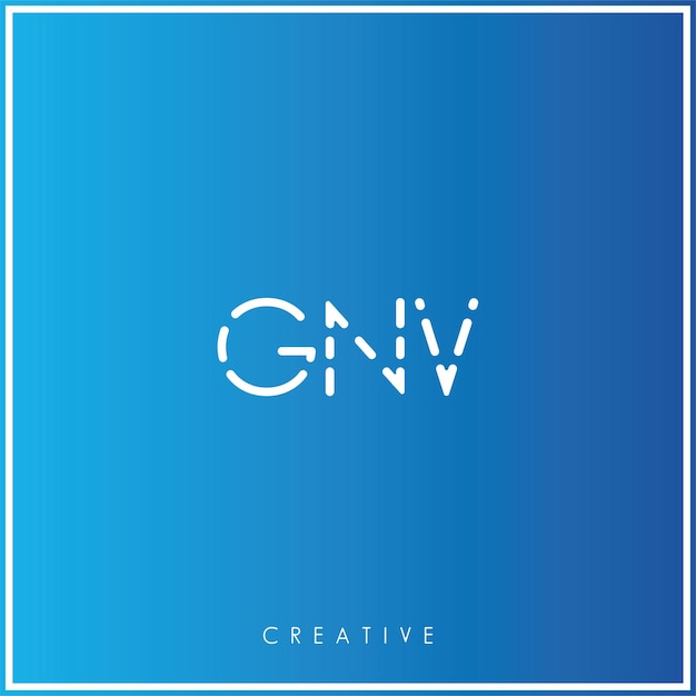 GNV Premium Vector laatste Logo Design Creatief Logo Vector Illustratie Monogram Minimaal Logo