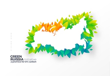 Premium Vector | Go green carbon removal initiative graphic design
