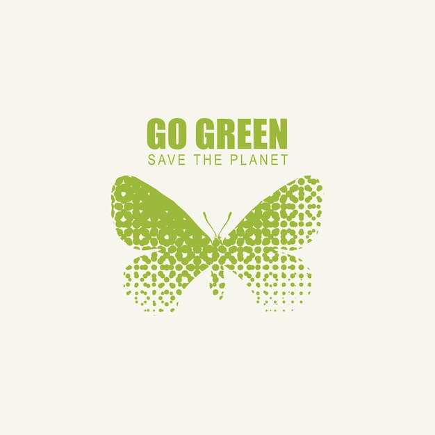 go green eco poster