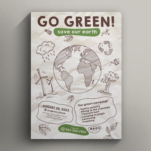 Go Green Save Our Earth Campaign