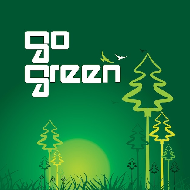 go green world environment concept background green world environment and sustainable development